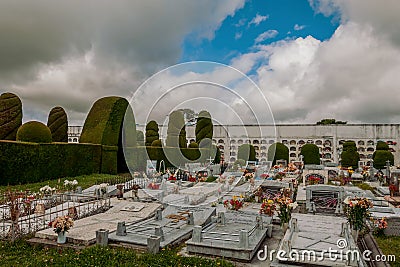 The Cemetery Of Tulcan, Ecuador, Was Founded In 1932 Editorial Stock Photo