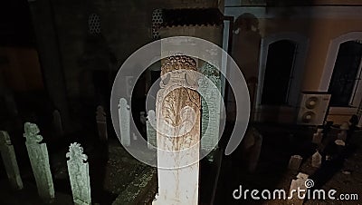 Cemetery in the Yeni Mosque in Komotini, Evros Thraki Stock Photo