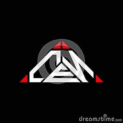 CEN letter logo creative design with vector graphic, Vector Illustration