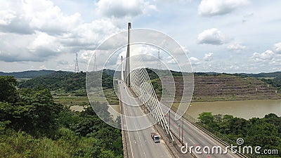 Centennial Bridge across the Panama canal Editorial Stock Photo