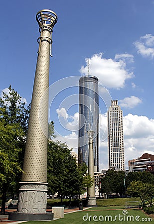 Centennial Olympic park Editorial Stock Photo