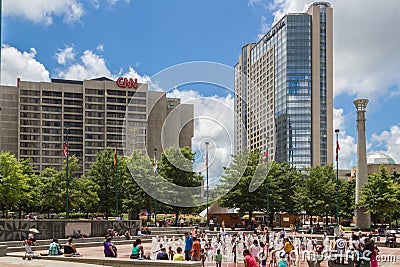 Centennial Olympic Park Editorial Stock Photo