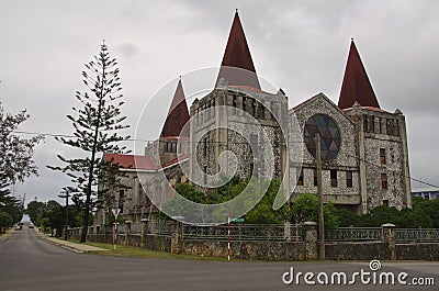 Centential Church of the Free Church of Tonga Editorial Stock Photo