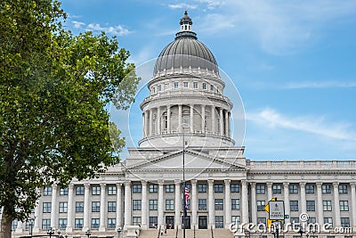 The center of administration in Salt Lake City, Utah Editorial Stock Photo