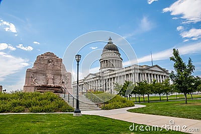 The center of administration in Salt Lake City, Utah Editorial Stock Photo