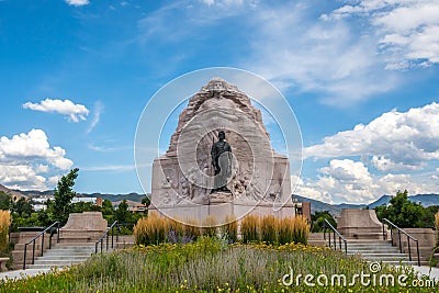 The center of administration in Salt Lake City, Utah Editorial Stock Photo