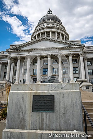 The center of administration in Salt Lake City, Utah Editorial Stock Photo