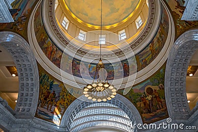 The center of administration in Salt Lake City, Utah Editorial Stock Photo