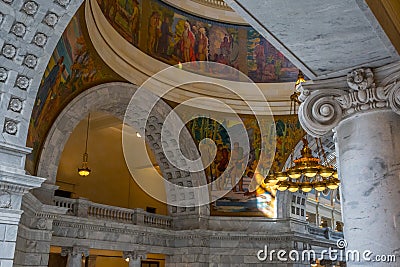 The center of administration in Salt Lake City, Utah Editorial Stock Photo