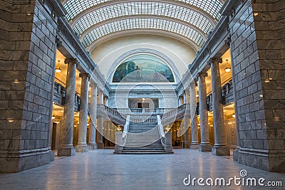 The center of administration in Salt Lake City, Utah Editorial Stock Photo