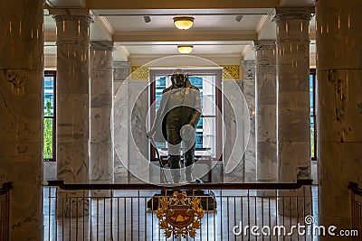 The center of administration in Salt Lake City, Utah Editorial Stock Photo