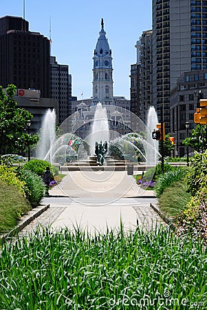 Center City Philadelphia Stock Photo