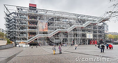 Center George Pompidou Editorial Stock Photo
