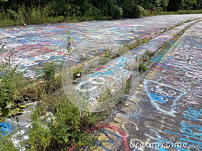 Graffiti Highway 4 Stock Photo