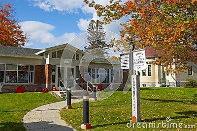 Center Harbor town hall, Center Harbor, NH, USA Editorial Stock Photo