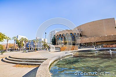 Center for the performing arts venue in downtown San Jose, Silicon Valley, south San Francisco bay area Stock Photo