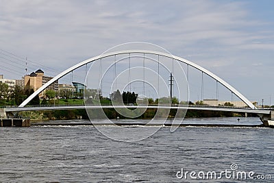 Center Street Bridge Editorial Stock Photo