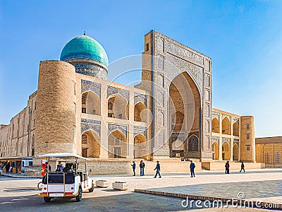 Central Asia. Uzbekistan, Bukhara city Ancient architecture Editorial Stock Photo