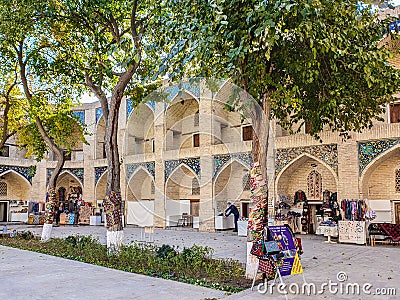 Central Asia. Uzbekistan, Bukhara city Ancient architecture Editorial Stock Photo