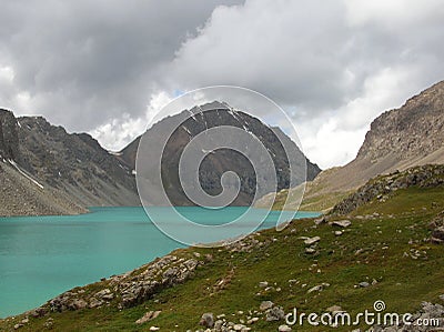 Central Asian Tien-Shan mountains Stock Photo