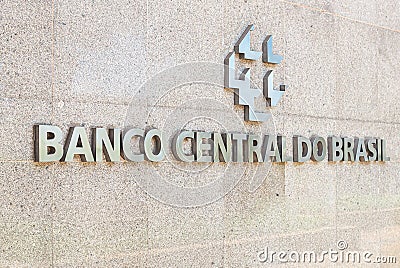 The Central Bank of Brazil BACEN - Banco Central do Brasil . Editorial Stock Photo