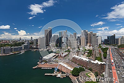 Central Business District Sydney Harbour area Australia 12.12.2013 Editorial Stock Photo