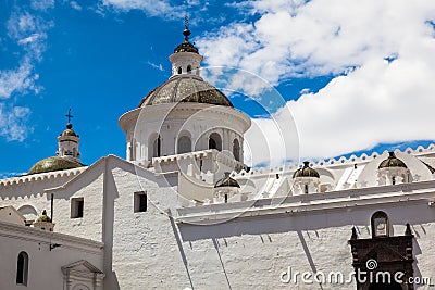 Central dome of the church of La Merced Editorial Stock Photo
