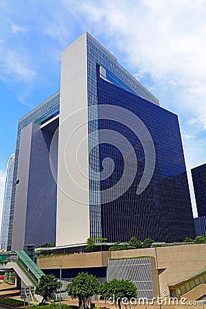 Central government complex, hong kong Editorial Stock Photo