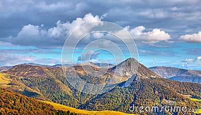 The Central Massif Stock Photo