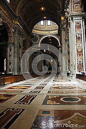 Central nave Stock Photo