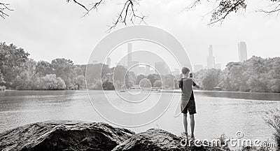 Central park of New York City Editorial Stock Photo