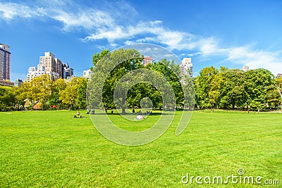 Central Park Stock Photo