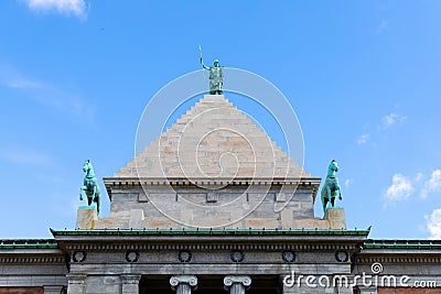 The central part of the city of Copenhagen Ny Carlsberg Glyptotek. Stock Photo