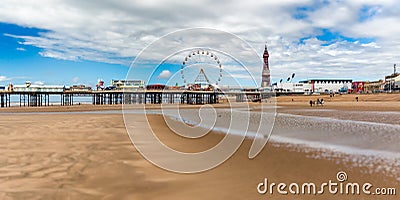 Central Pier Blackpool Stock Photo