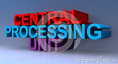 Central processing unit Stock Photo