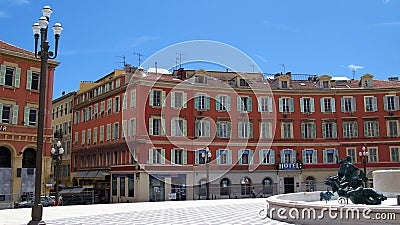 Central Square in Nice, France Stock Photo