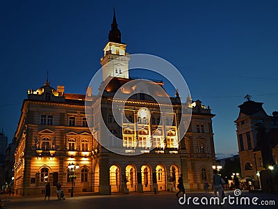 The Central Square in Novi Sad Editorial Stock Photo