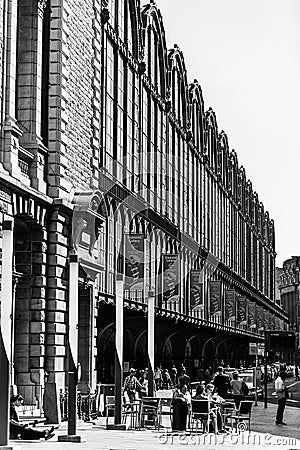 Central station in the city of Antwerp, Belgium Editorial Stock Photo