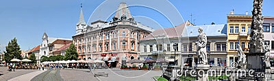 Central street in KoÅ¡ice. Editorial Stock Photo