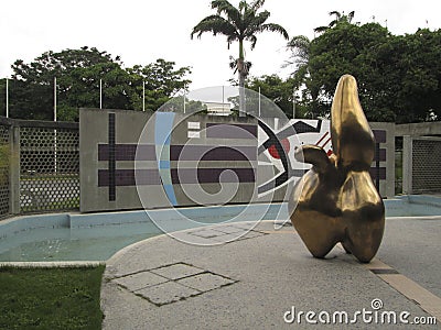 CENTRAL UNIVERSITY OF VENEZUELA UCV CARACAS VENEZUELA nice Editorial Stock Photo