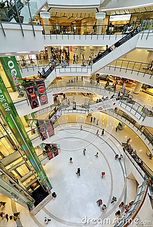 Central World Shopping Mall, Bangkok Editorial Stock Photo