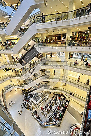 Central World Shopping Mall, Bangkok Editorial Stock Photo