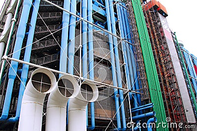 Centre Georges Pompidou Editorial Stock Photo