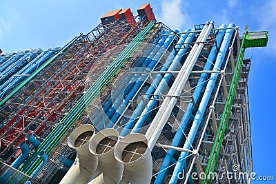 Centre Georges Pompidou Editorial Stock Photo