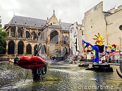 Centre Georges Pompidou Paris Editorial Stock Photo