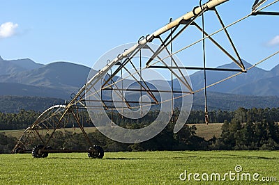 Centre Pivot Irrigation Stock Photo