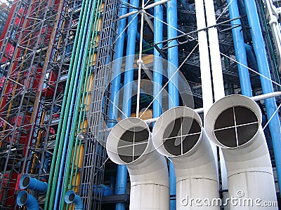 Centre Pompidou Editorial Stock Photo