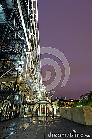 Centre Pompidou Editorial Stock Photo