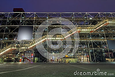 Centre Pompidou Editorial Stock Photo