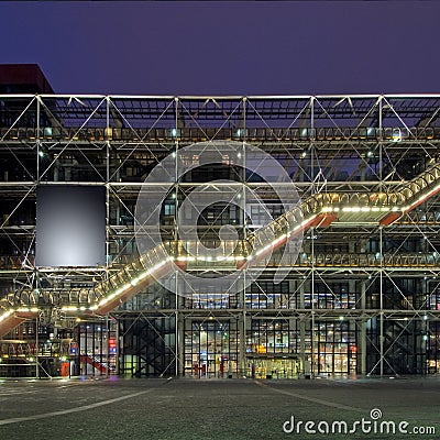 Centre Pompidou Editorial Stock Photo